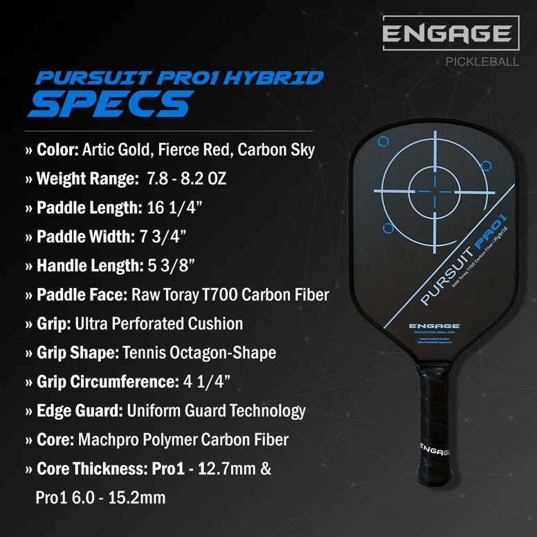 Pagaie hybride Engage Pursuit Pro1 6.0