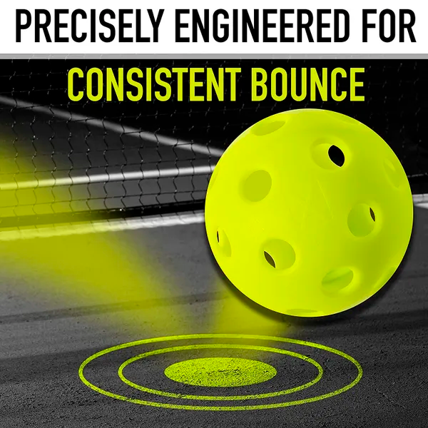 Balles de pickleball d'intérieur Franklin X-26 : paquets de 6 ou 12