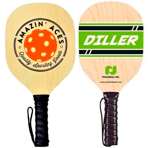 Wood Pickleball Paddle: Diller or Amazin Aces