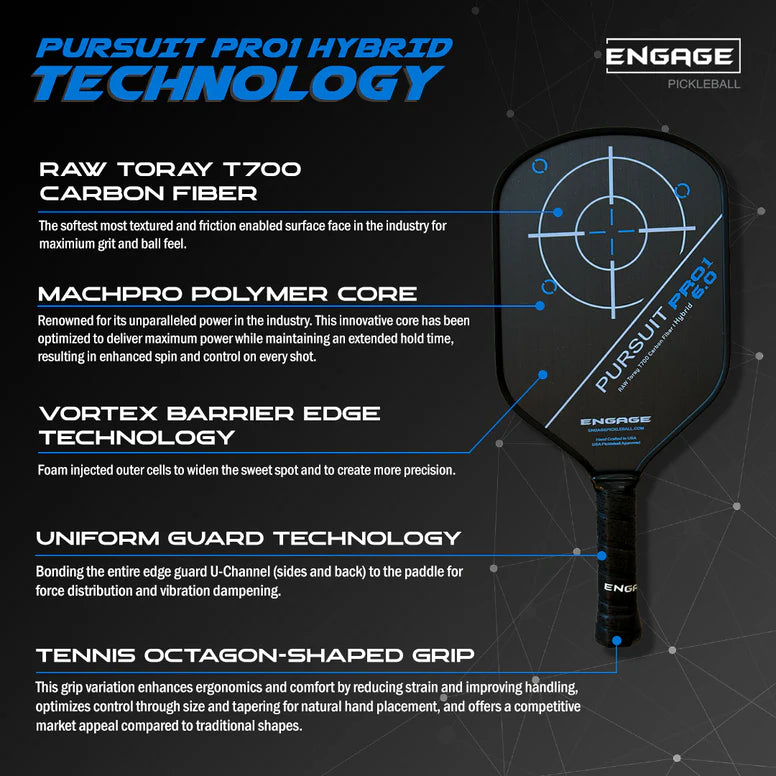 Pagaie hybride Engage Pursuit Pro1 6.0