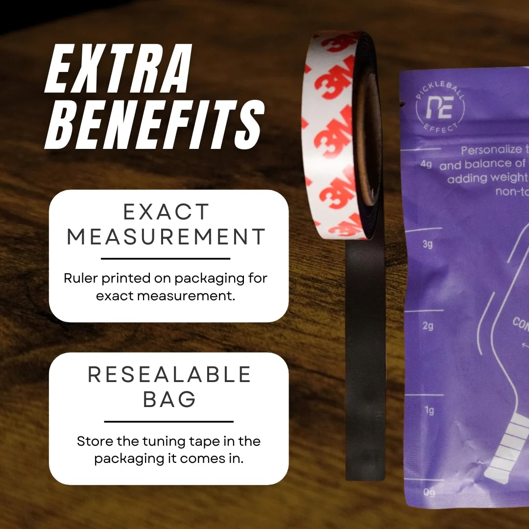Pickleball Effect - Raquette Tuning Tape 1G Per Inch