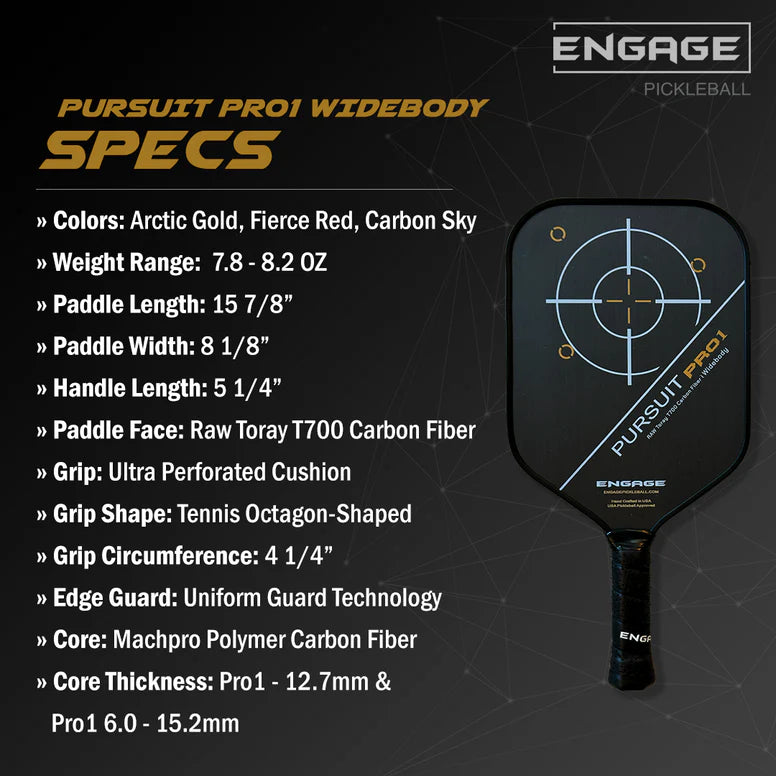 Engage Pursuit Pro1 6.0 Widebody Paddle